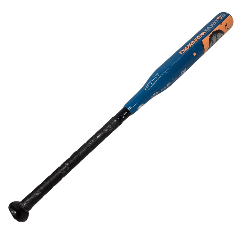 DeMarini Bustos BFP-17 Softball Bat Youth -13 29/18 Blue Crystl Bustos Signature